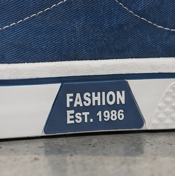 Retroglide | Sneakers en toile avec semelle à motif graphique