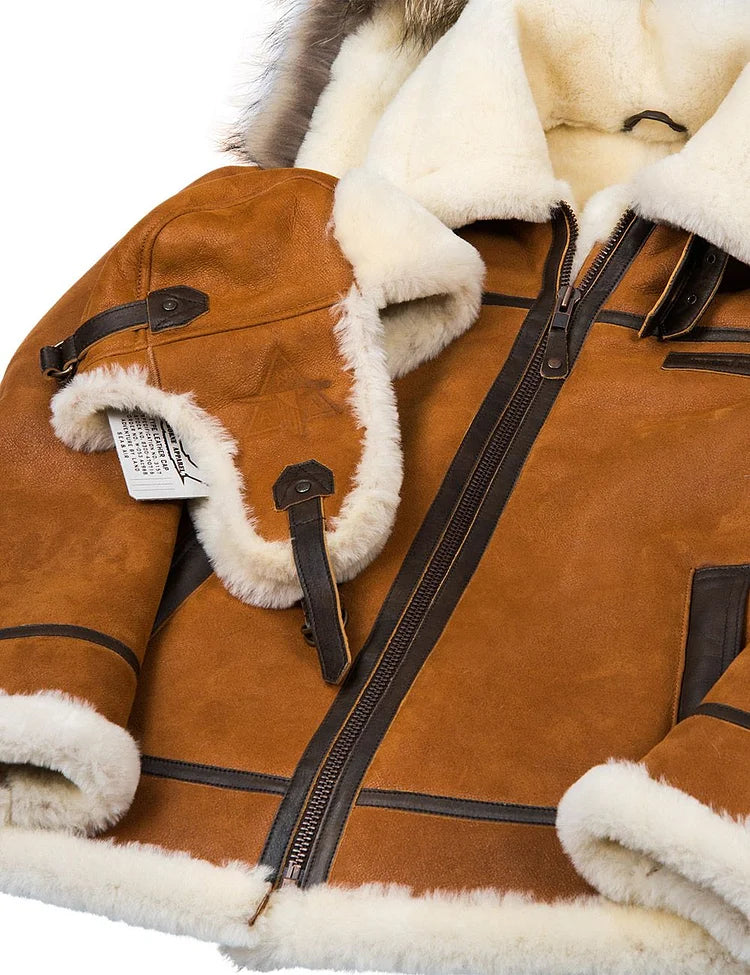 Shes | Doolhof leren winterjas
