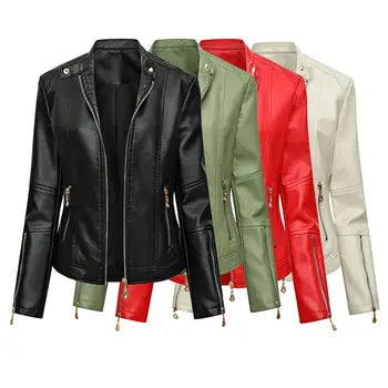 De Shes | Debby leren jas voor dames