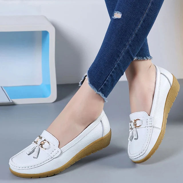 Shes | Orthopedische lederen mocassin