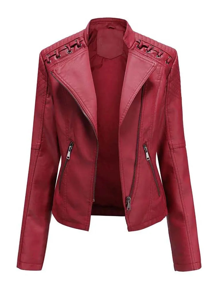 De Shes | Debby leren jas voor dames