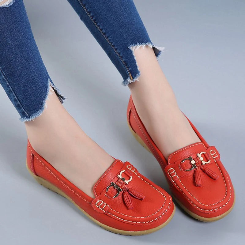 Shes | Orthopedische lederen mocassin