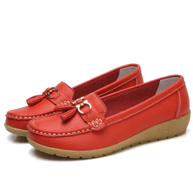 Shes | Orthopedische lederen mocassin