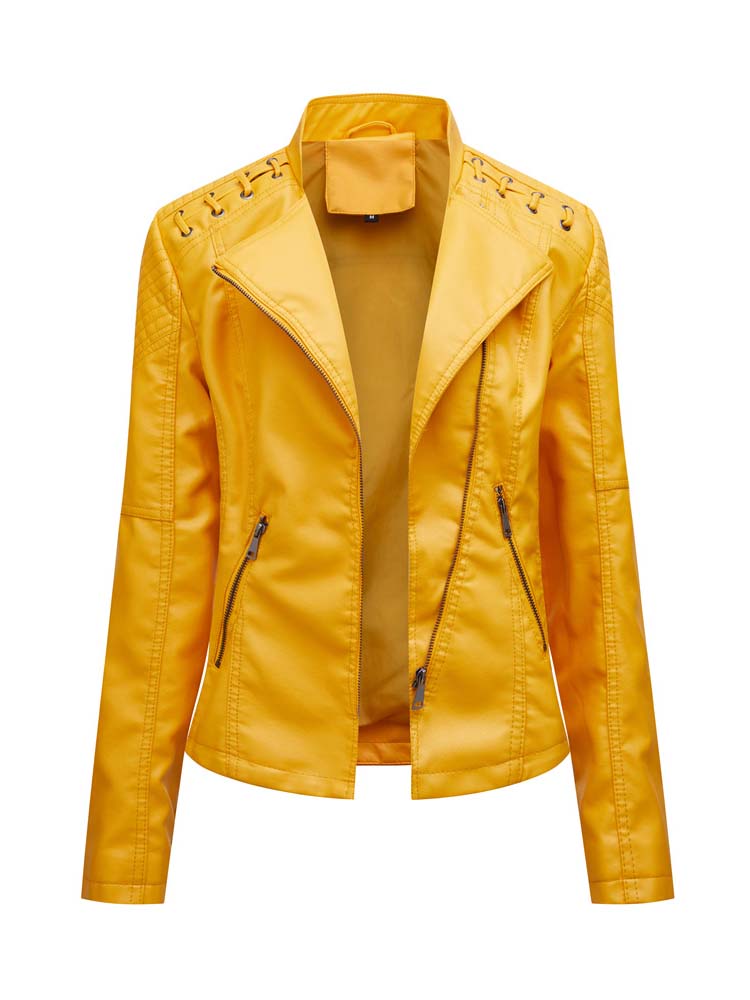 De Shes | Debby leren jas voor dames