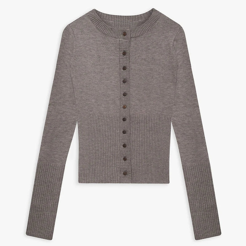 The Shess| Pull en tricot avec bouton