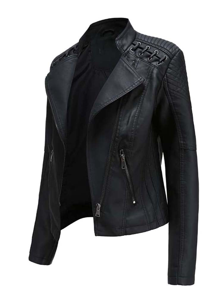 De Shes | Debby leren jas voor dames