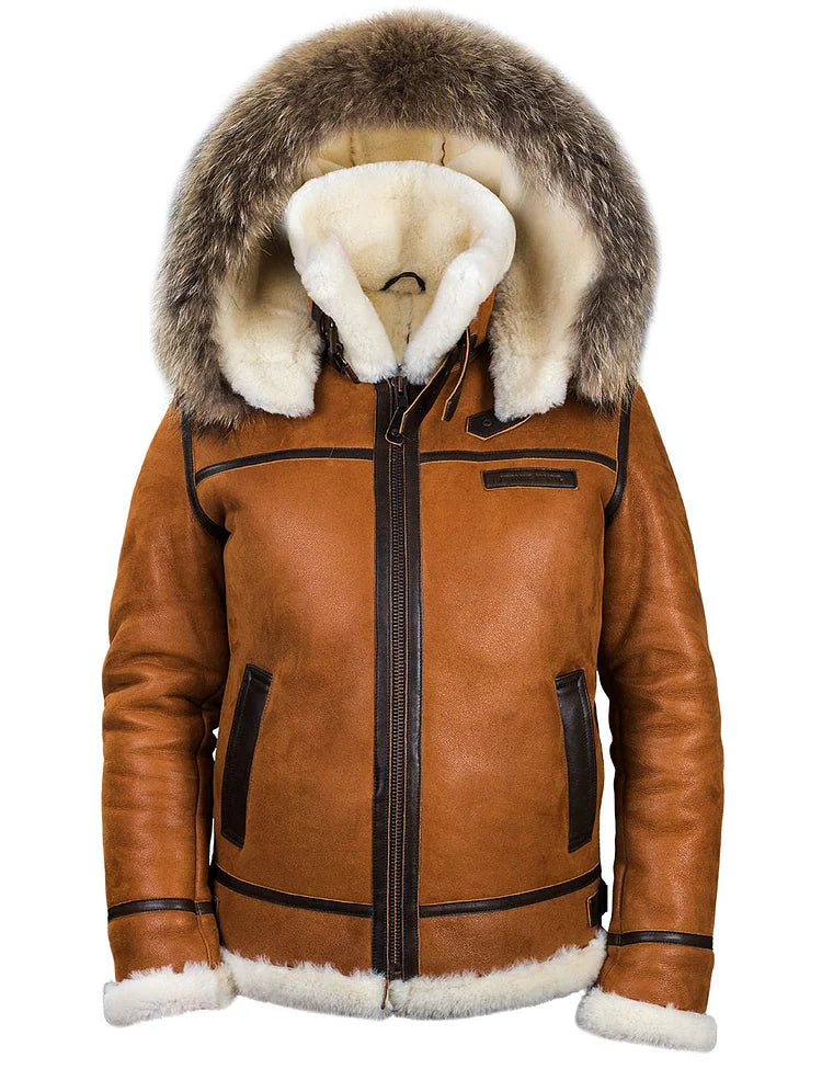 Shes | Doolhof leren winterjas