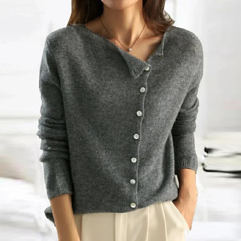 De Shes | Elegant gemêleerd vest