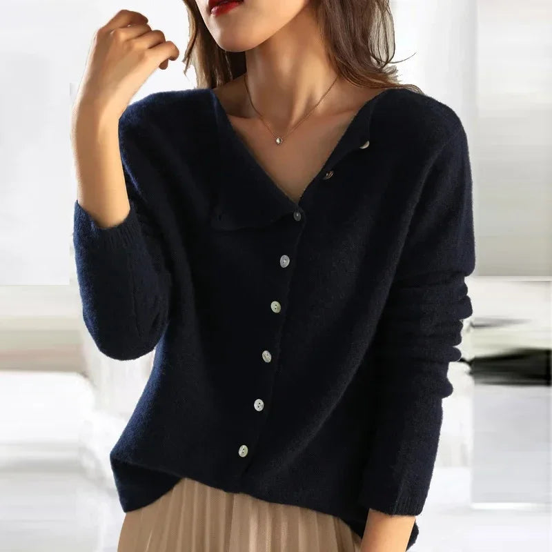 De Shes | Elegant gemêleerd vest