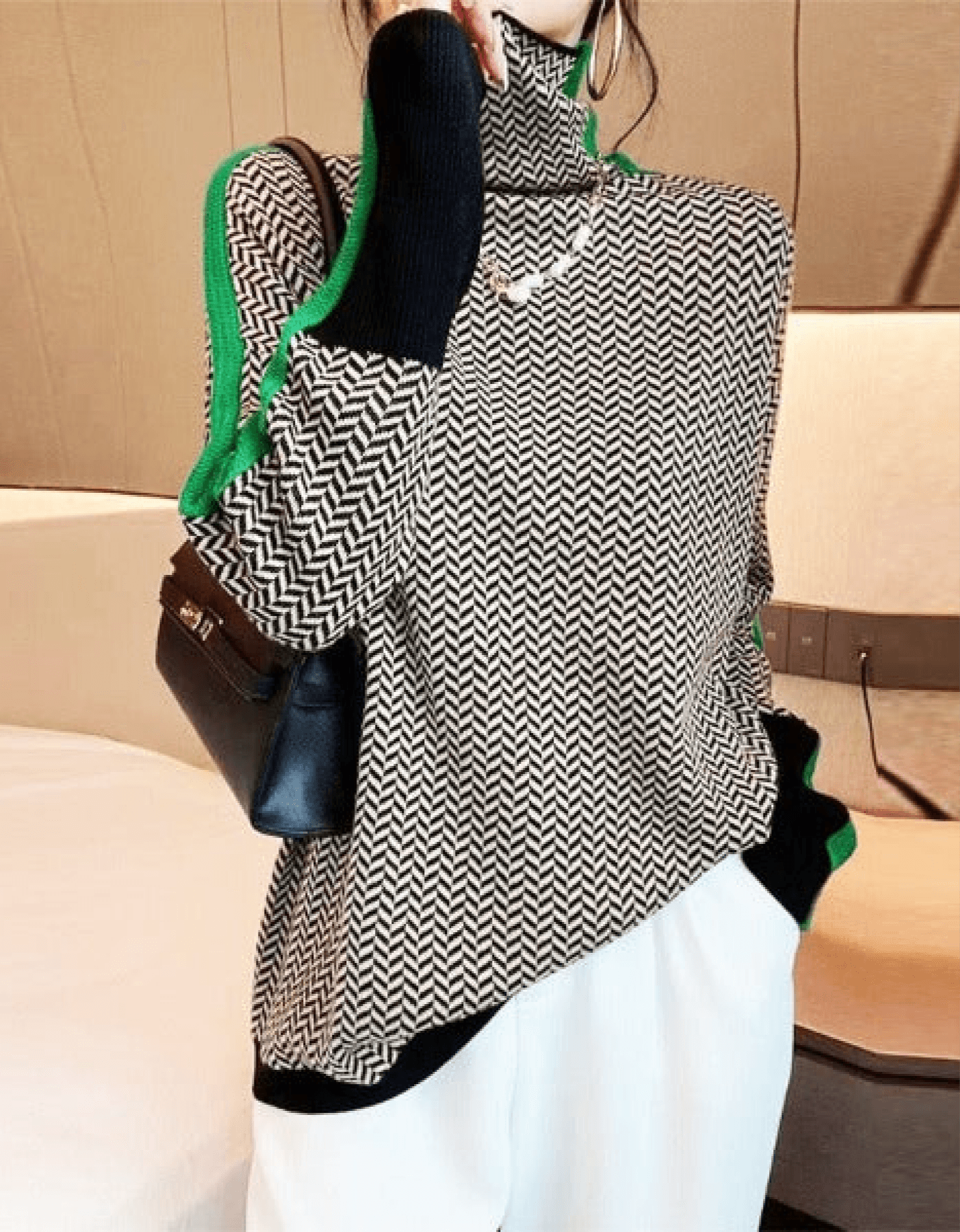 The Shess| Pull long à rayures jully