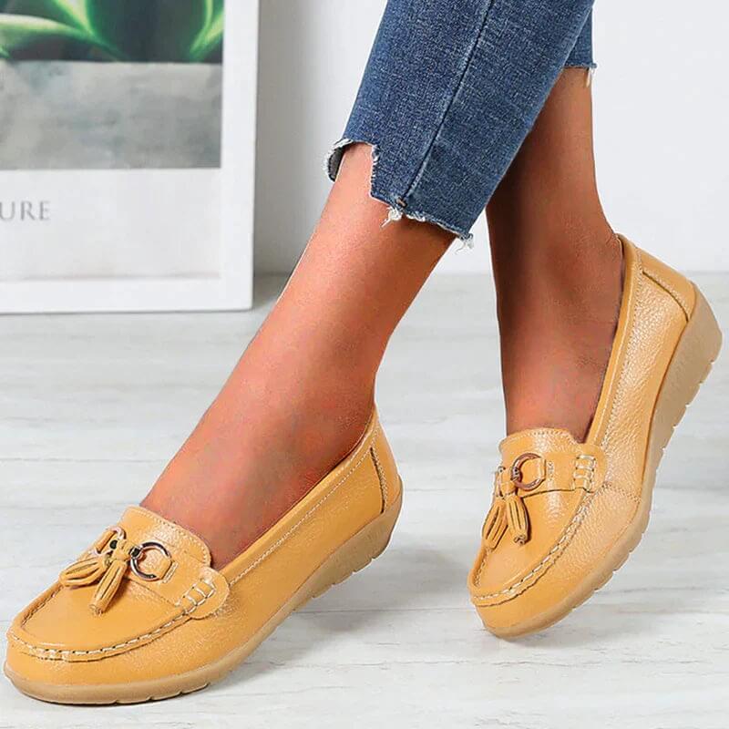 Shes | Orthopedische lederen mocassin