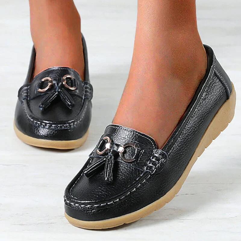 Shes | Orthopedische lederen mocassin