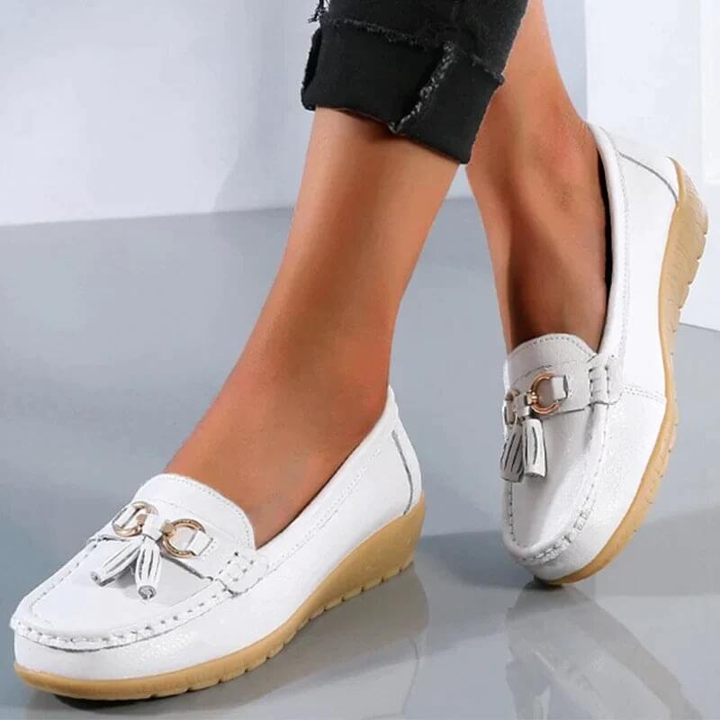 Shes | Orthopedische lederen mocassin