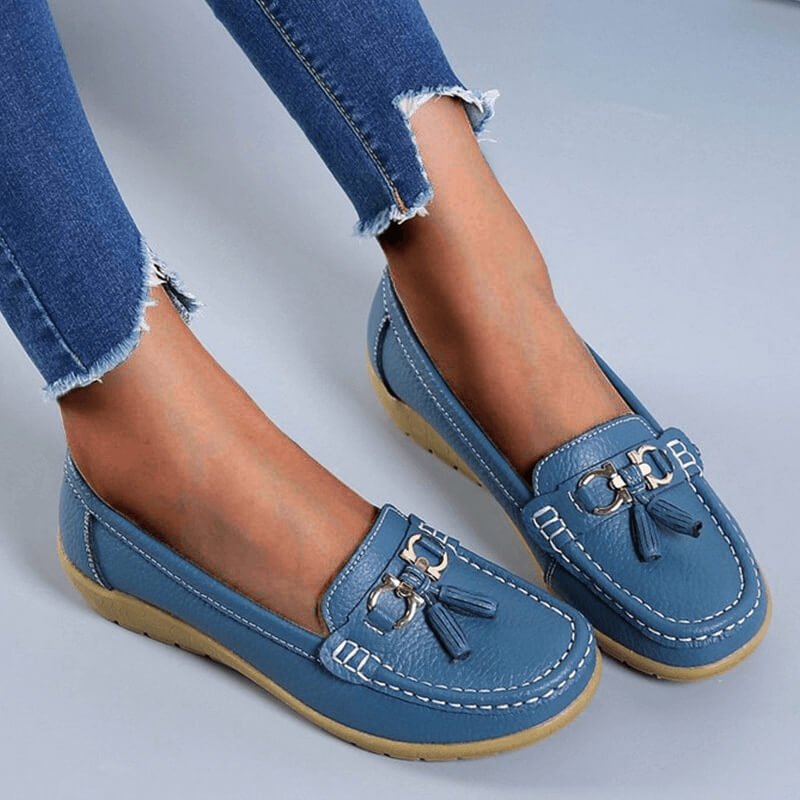 Shes | Orthopedische lederen mocassin