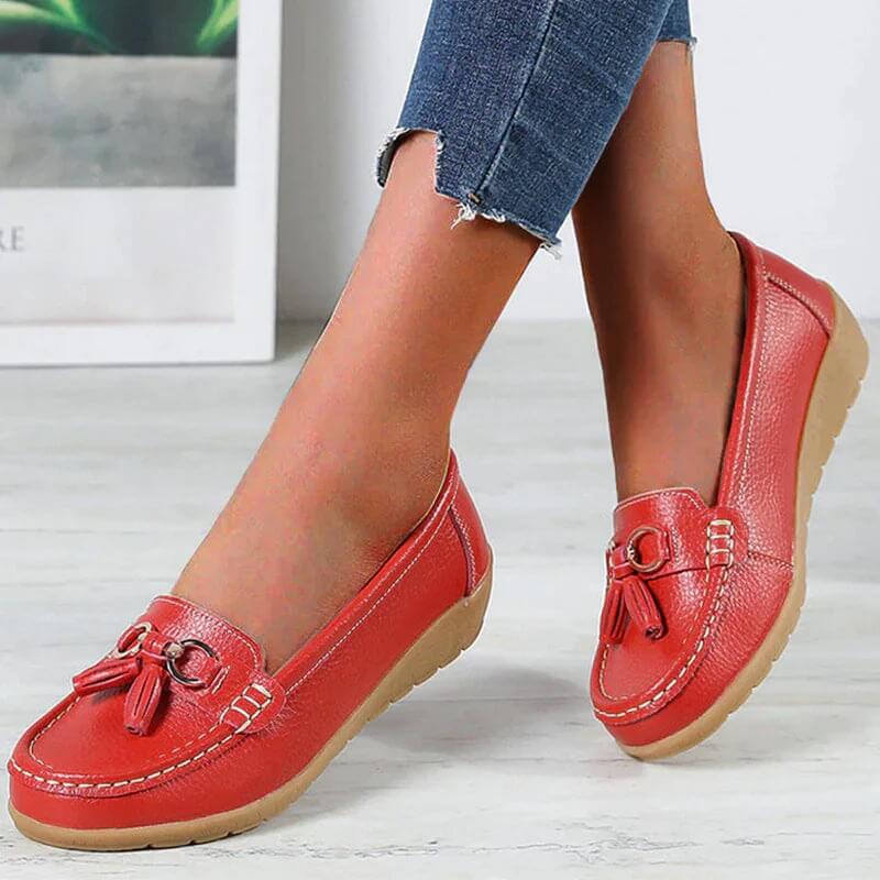 Shes | Orthopedische lederen mocassin