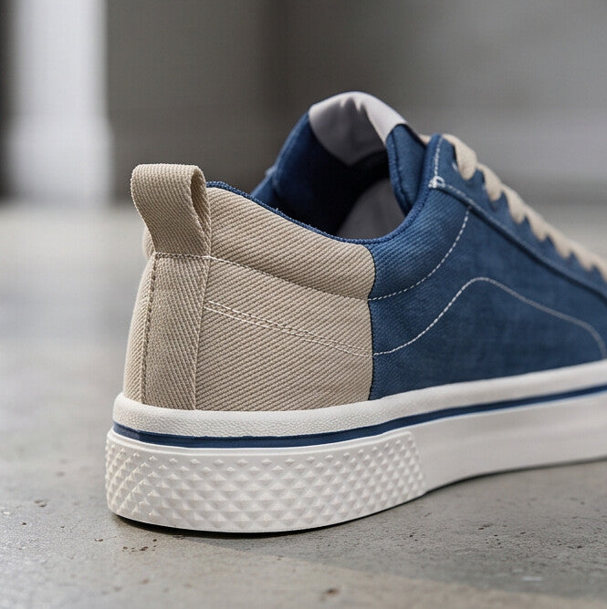 Retroglide | Sneakers en toile avec semelle à motif graphique