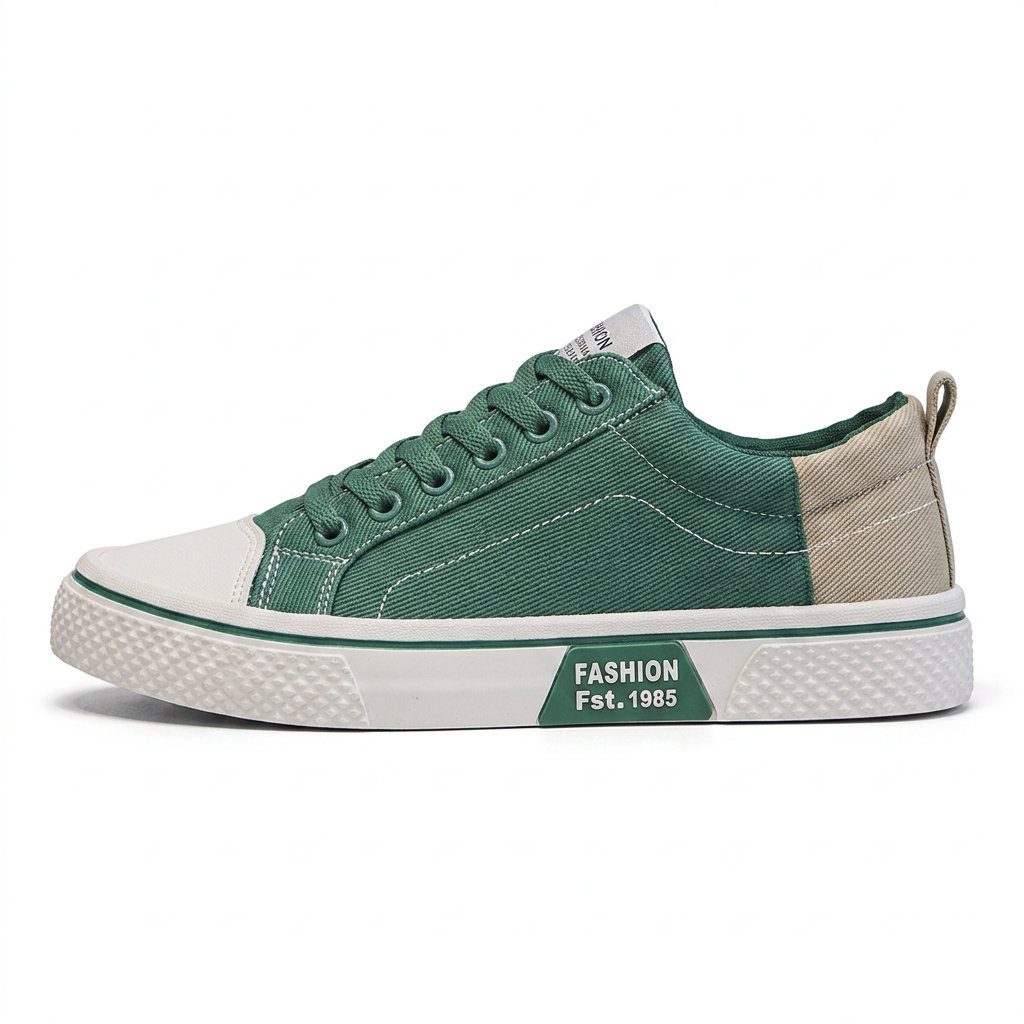 Retroglide | Sneakers en toile avec semelle à motif graphique