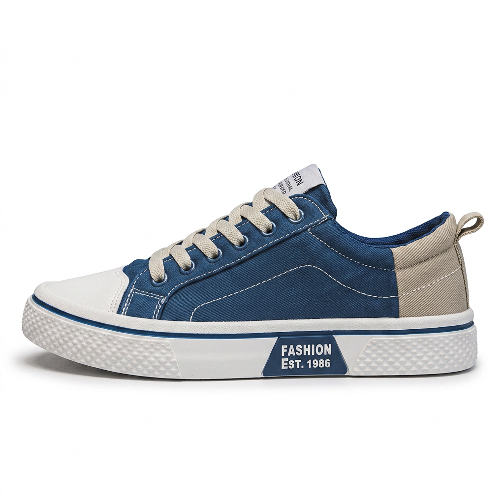 Retroglide | Sneakers en toile avec semelle à motif graphique