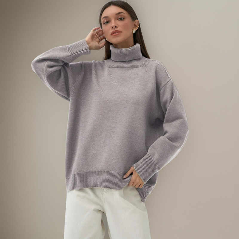 The Shess| Pull à Col Roulé Pour Femmes Dana