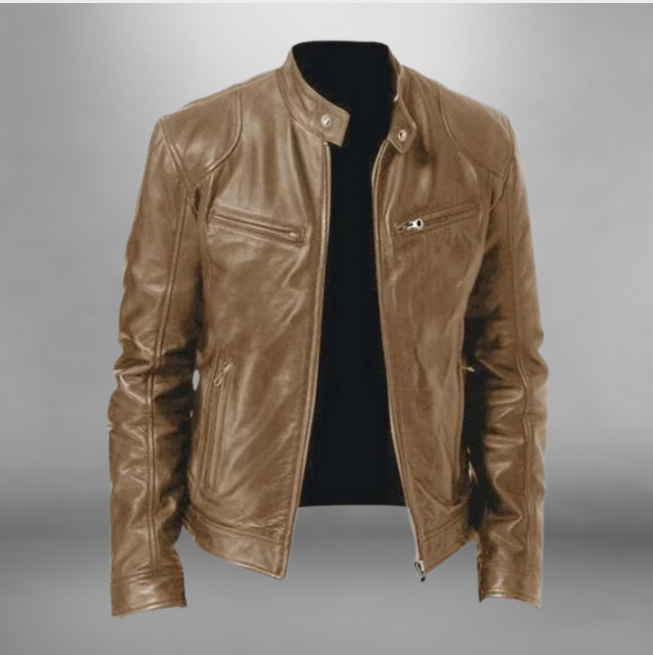 The Shess | Veste en cuir Trenton pour hommes