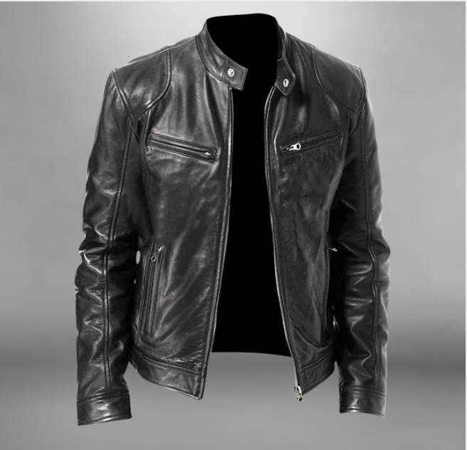 The Shess | Veste en cuir Trenton pour hommes