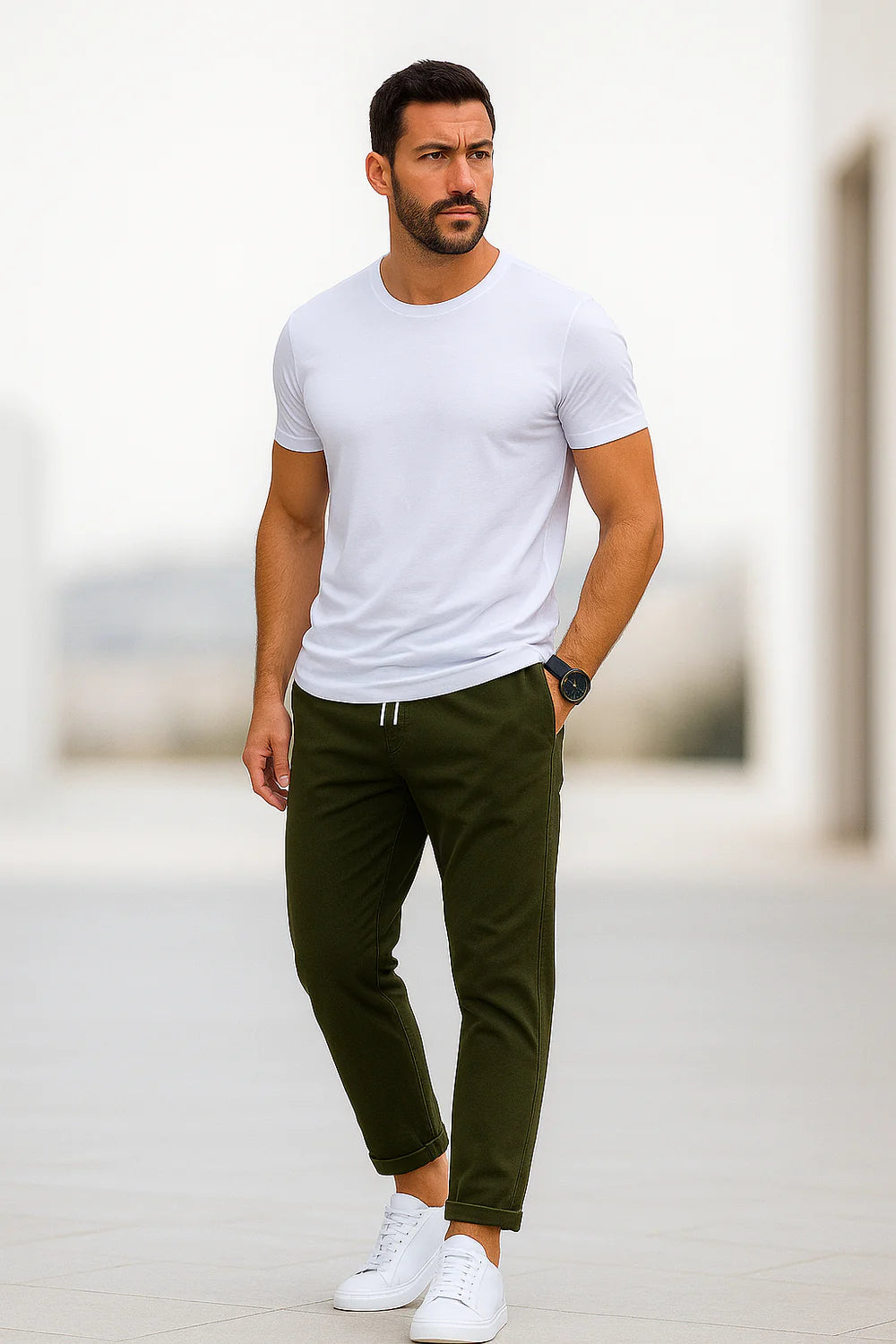 Pantalon slim décontracté pour hommes modernes • Jonas The Shess™
