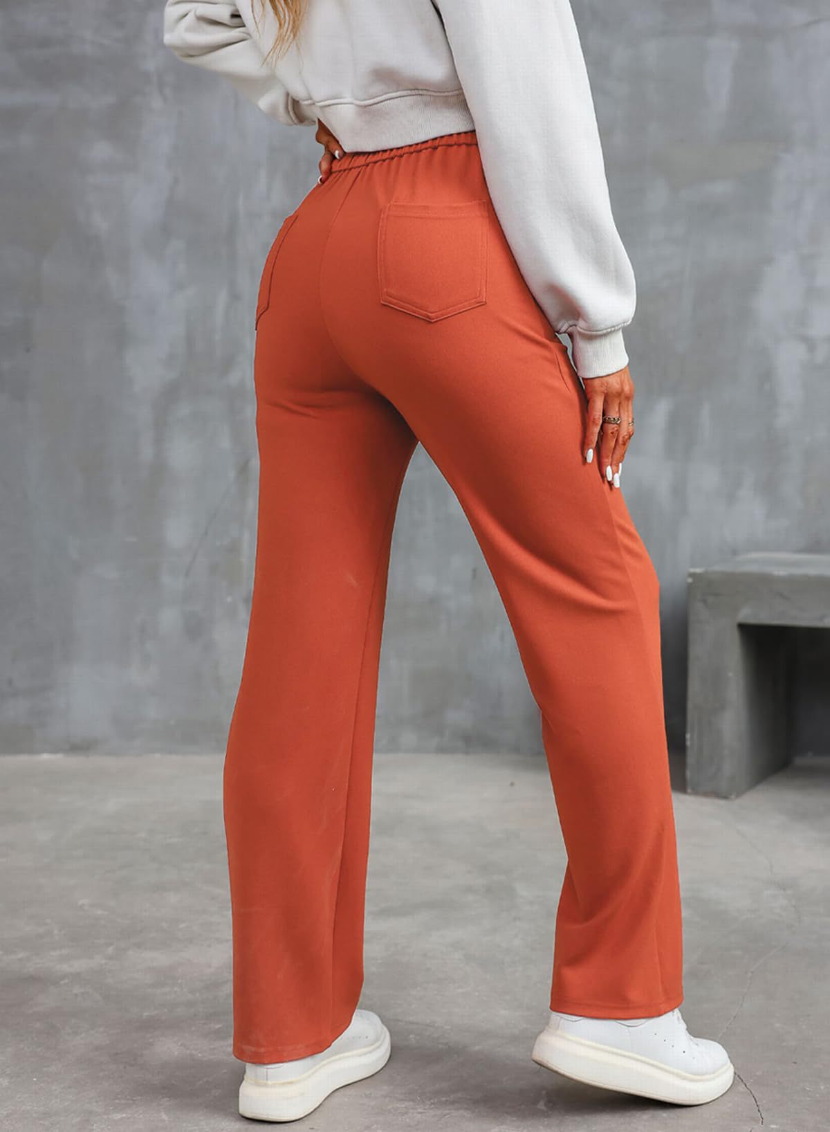 De Shess™ | Louise stijlvolle elastische broek met hoge taille 